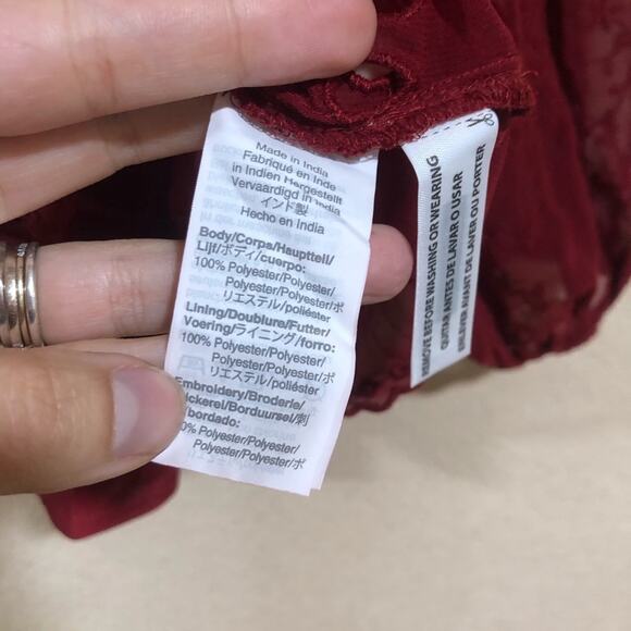 NWT NEW J. Crew lace eyelet flowy sheer blouse - Picture 8 of 10